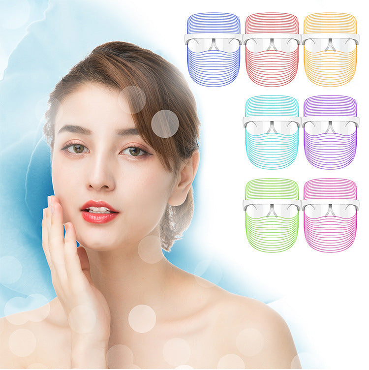 Aura Light Beauty™ 7-Color LED Facial Mask | At-Home Light Therapy for Radiant Skin