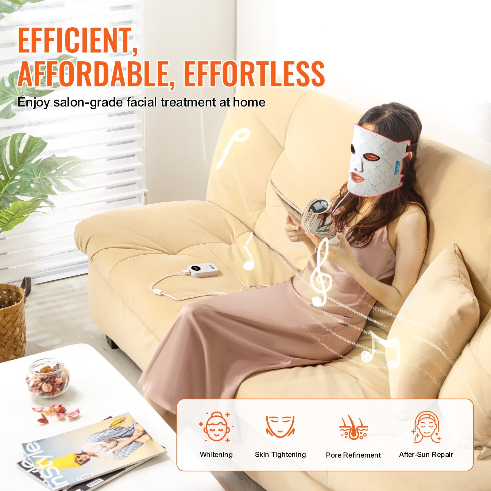Auralight Pro™ Red Light Therapy Mask — 7-Color LED + NIR Technology
